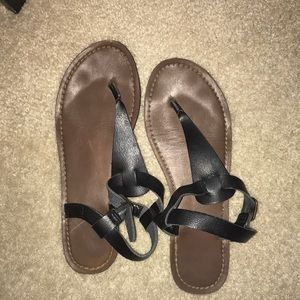 Black sandals